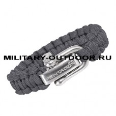 Pentagon Survival Bracelet Wolf Grey